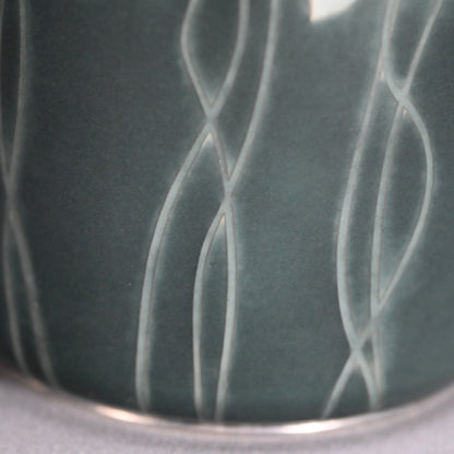 Exhibited Cloisonne Mizusashi ー柴田 明 "七宝水指"