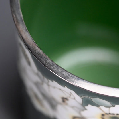 Exhibited Cloisonne Mizusashi ー柴田 明 "七宝水指"