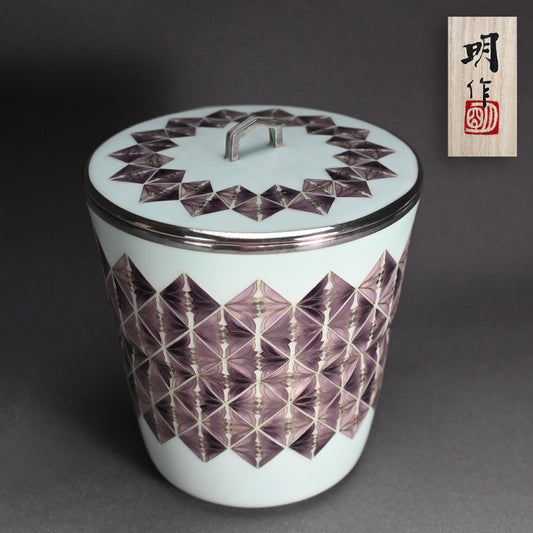 Modern Cloisonne Mizusashi ー柴田 明 “七宝水指”