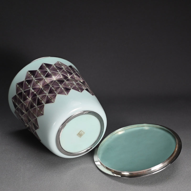 Modern Cloisonne Mizusashi ー柴田 明 “七宝水指”