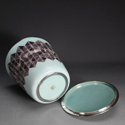 Modern Cloisonne Mizusashi ー柴田 明 “七宝水指”