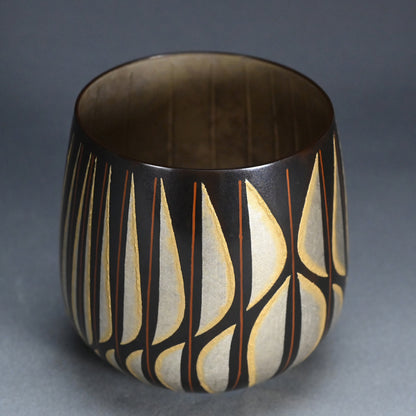 Silver Work Vase ー鹿島 和生 “象嵌黒味銅鉢”