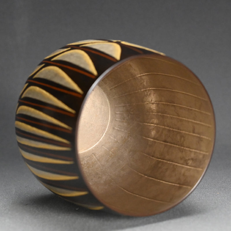 Silver Work Vase ー鹿島 和生 “象嵌黒味銅鉢”