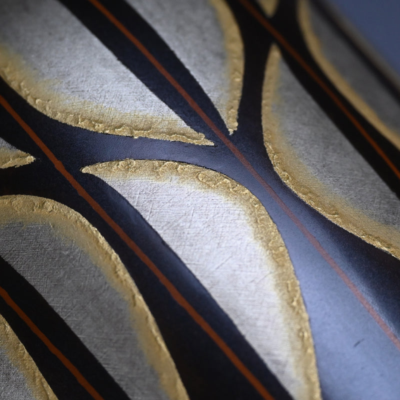 Silver Work Vase ー鹿島 和生 “象嵌黒味銅鉢”