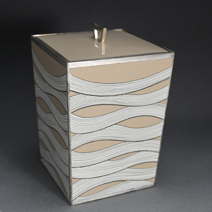 Exhibited Contemporary Cloisonne Mizusashi ー柴田 明 "有線七宝水指"