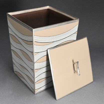 Exhibited Contemporary Cloisonne Mizusashi ー柴田 明 "有線七宝水指"