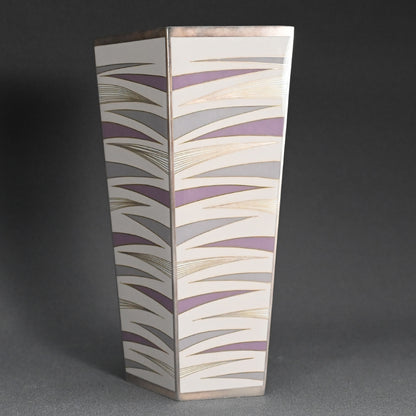 Contemporary Cloisonne Vase ー柴田 明 "有線七宝抽象文花器"