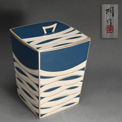 Shippo Mizusashi ー柴田 明 "有線七宝水指"