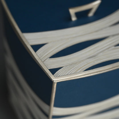 Shippo Mizusashi ー柴田 明 "有線七宝水指"