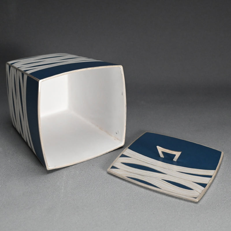 Shippo Mizusashi ー柴田 明 "有線七宝水指"