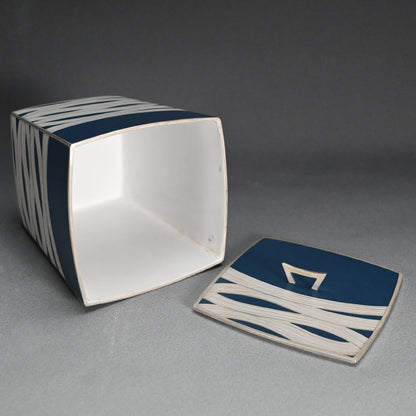 Shippo Mizusashi ー柴田 明 "有線七宝水指"