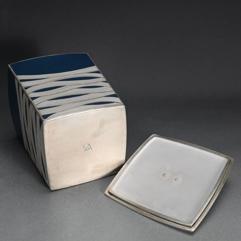 Shippo Mizusashi ー柴田 明 "有線七宝水指"