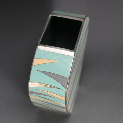 Contemporary Cloisonne, 2017 ー柴田 明 "有線七宝抽象文花器"