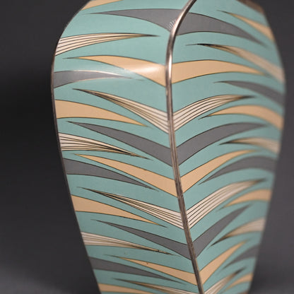 Contemporary Cloisonne, 2017 ー柴田 明 "有線七宝抽象文花器"