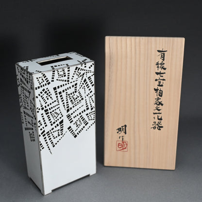 Contemporary Cloisonne Vase ー柴田 明 “有線七宝抽象文花器”
