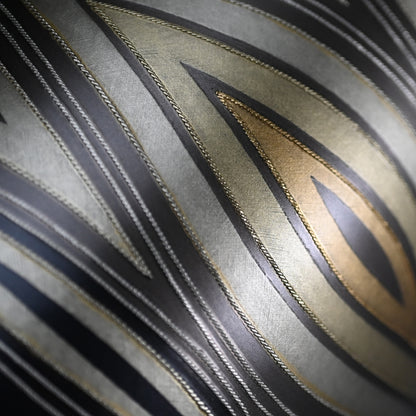 Mixed metal Contemporary Vase ー鹿島 和生 "連渦文象嵌接合せ花器"