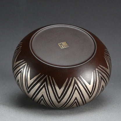 Silver-work Japanese Vase ー鹿島 和生 "銷盛銀彩鉄花器"