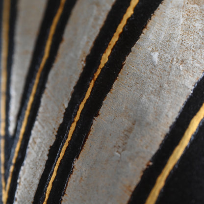 Contemporary Craft Metal-work Vaseー鹿島 和生 "銷盛象嵌鉄花器 炎"