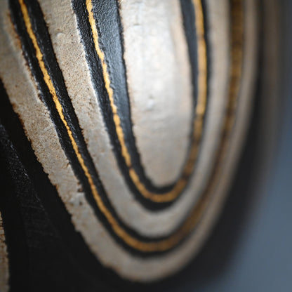 Contemporary Craft Metal-work Vaseー鹿島 和生 "銷盛象嵌鉄花器 炎"