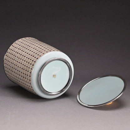 Intense Cloisonne Mizusashi ー柴田 明 "七宝華文水指"