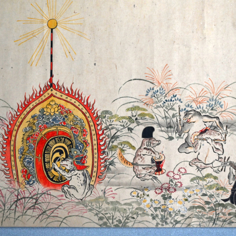 Festival of Fools: An Edo Handscroll Beasts, Buddhas & Buffoonery