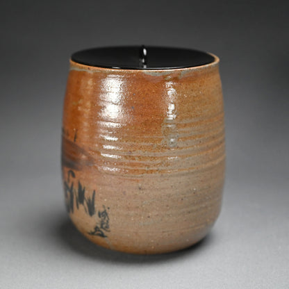 Yatsuhashi (8 bridges) Mizusashi from the Suiogi Kiln of Kobori Sokei