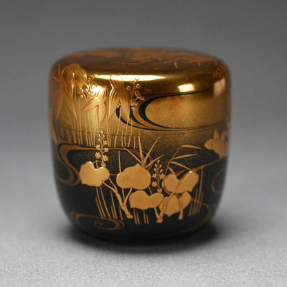 Breathtaking Lacquer Natsume, Water Plants ー和田 瑾斎