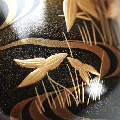 Breathtaking Lacquer Natsume, Water Plants ー和田 瑾斎