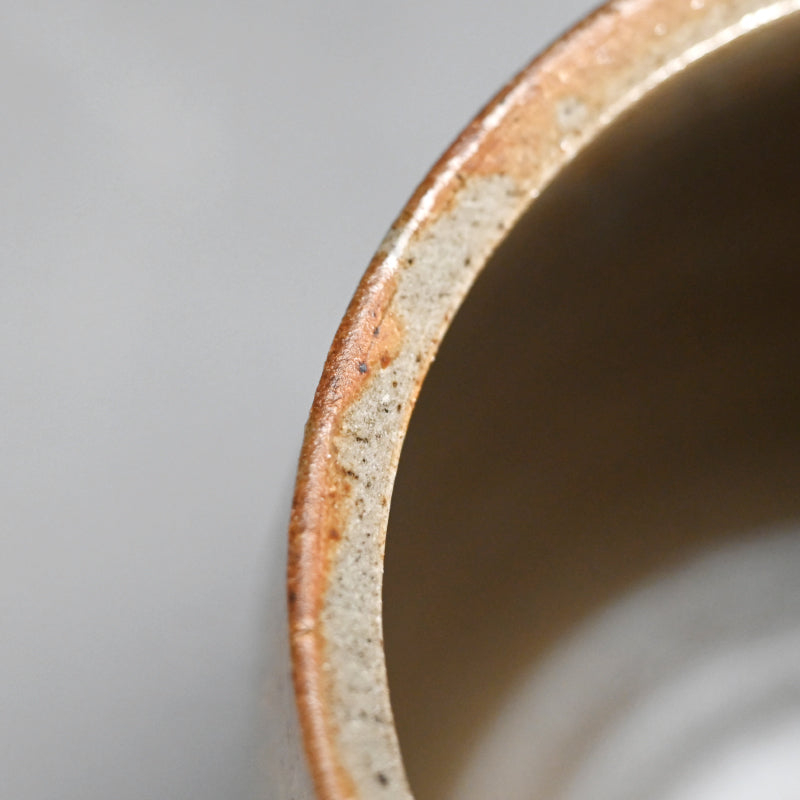 Yatsuhashi (8 bridges) Mizusashi from the Suiogi Kiln of Kobori Sokei