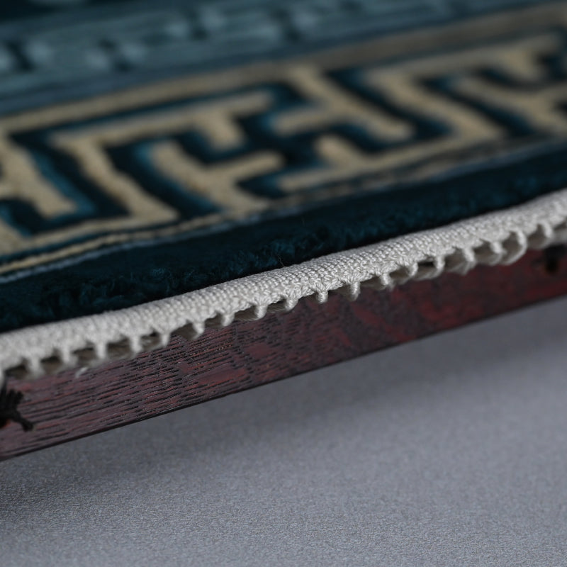 Exquisite Hand Made Antique Japanese Nabeshima Carpet