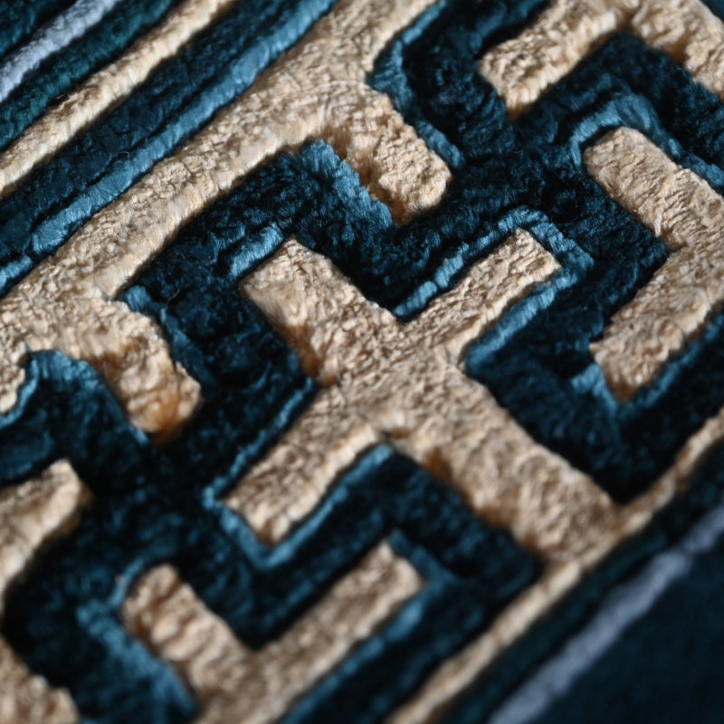 Exquisite Hand Made Antique Japanese Nabeshima Carpet