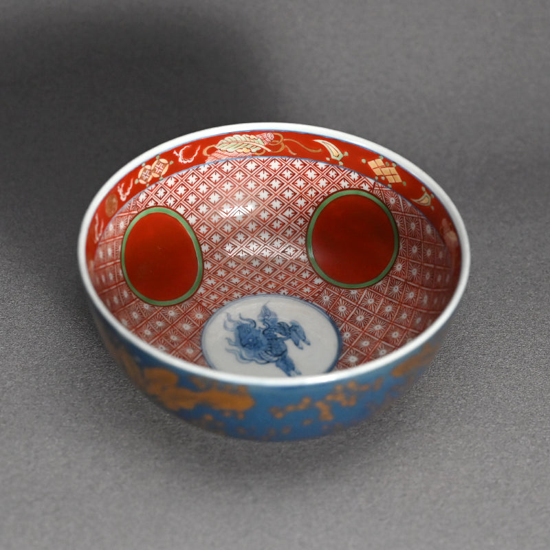 Spectacular Antique Japanese Imari Porcelain Bowl