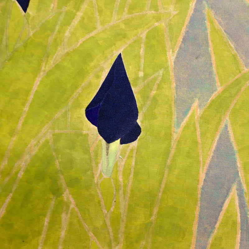 Mid Century Scroll, Iris ー沢 宏靱 “花菖蒲”