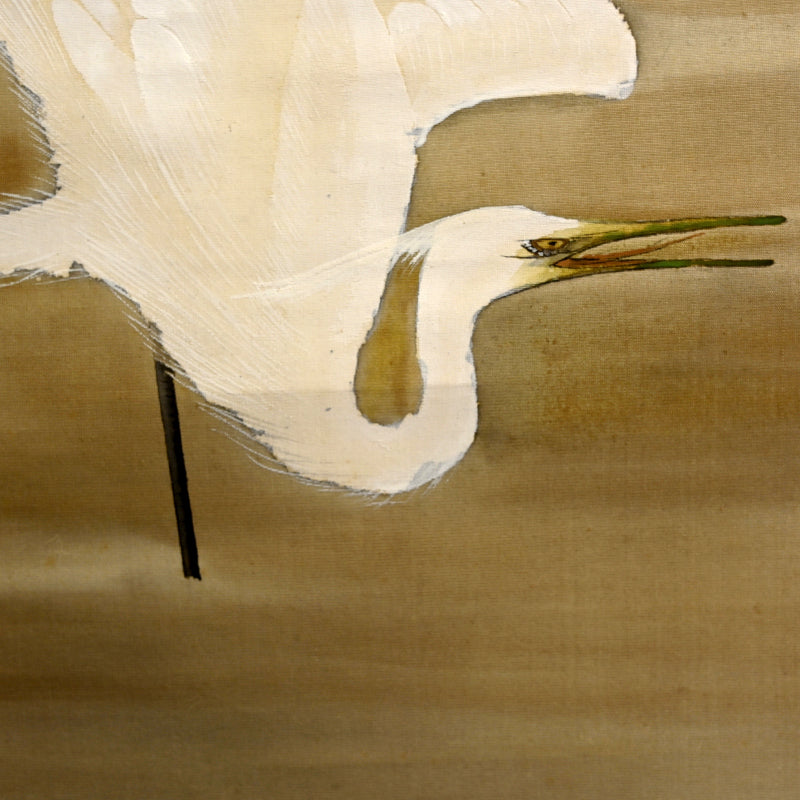 Taisho Birds in Snow Scroll Pair ー菊池 華秋, 大谷 尊由 “寒汀”