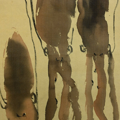 Squid Hanging to Dry ー橋本 海関 “烏賊干し圖”