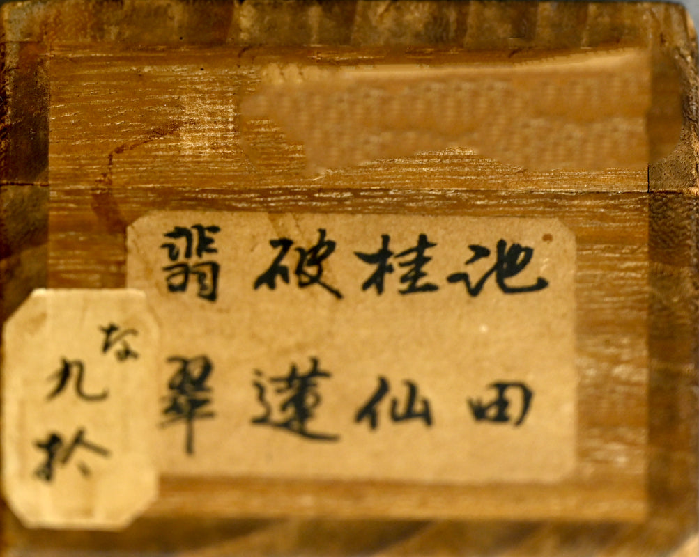 Kingfisher and Lotus ー池田 桂仙 “破蓮 翡翠”