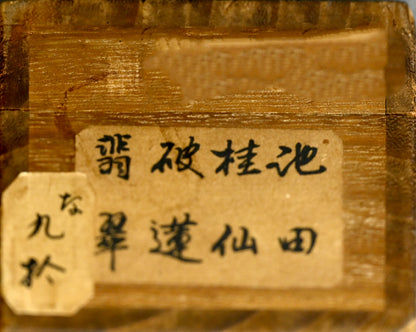 Kingfisher and Lotus ー池田 桂仙 “破蓮 翡翠”