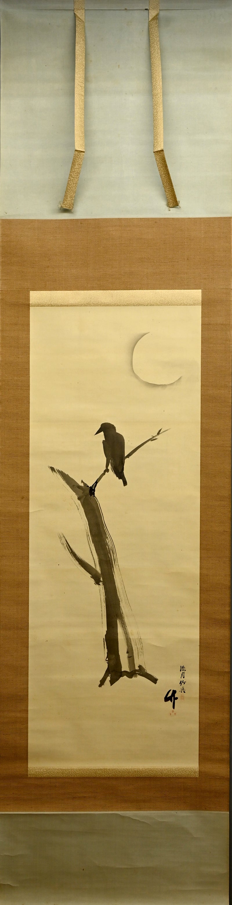Sinister Crow and moon ー庄司 竹真 “月下鳥之図”