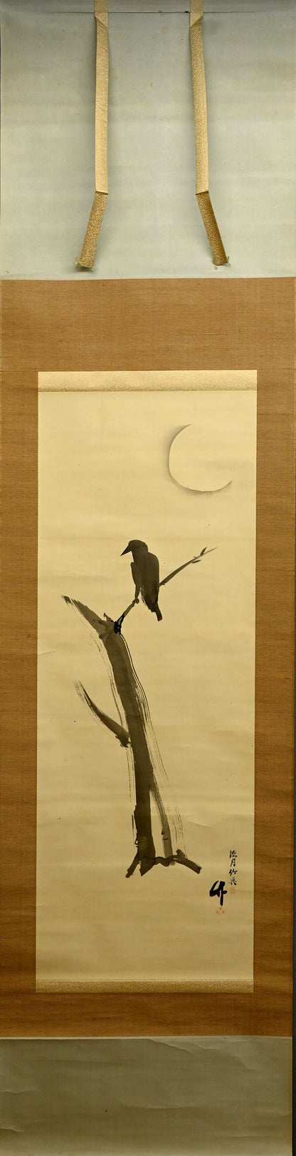Sinister Crow and moon ー庄司 竹真 “月下鳥之図”