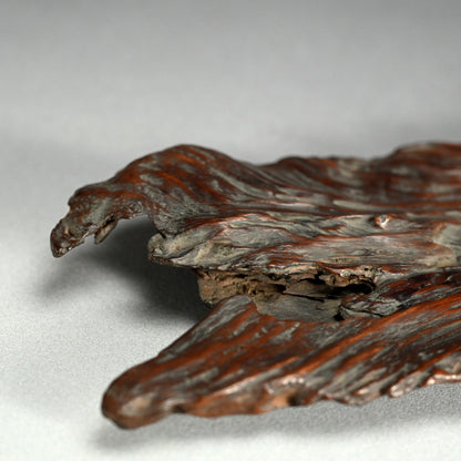 Antique Japanese Dragon Skin Kobon Incense Tray ー龍皮之香盆