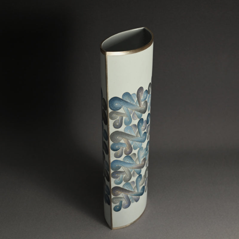 Exhibited Cloisonné Vase ー柴田 明 “有線七宝花器”