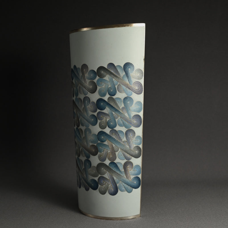 Exhibited Cloisonné Vase ー柴田 明 “有線七宝花器”