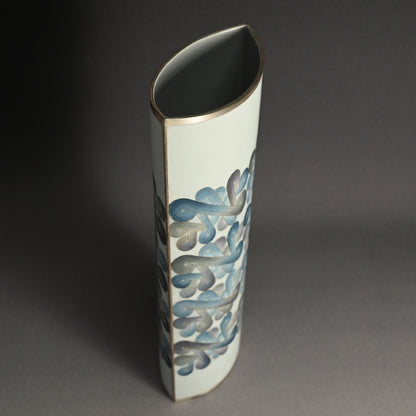 Exhibited Cloisonné Vase ー柴田 明 “有線七宝花器”