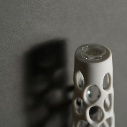 Kakehana Hanging Wall Vase ー加藤 好康 “透文 掛花”