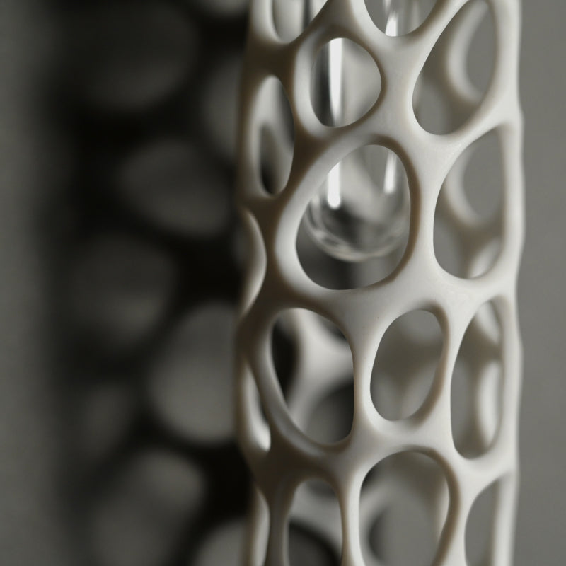 Kakehana Hanging Wall Vase ー加藤 好康 “透文 掛花”