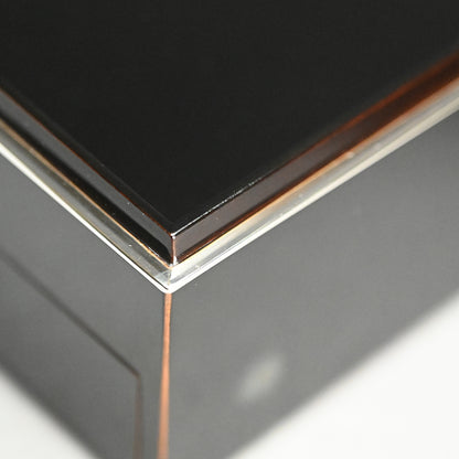 Radical Black Lacquered Suzuri Bako Writing Box