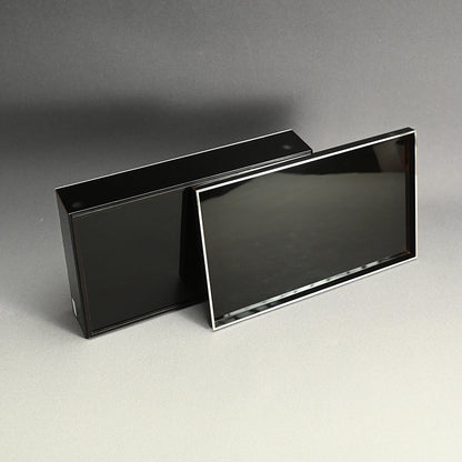 Radical Black Lacquered Suzuri Bako Writing Box