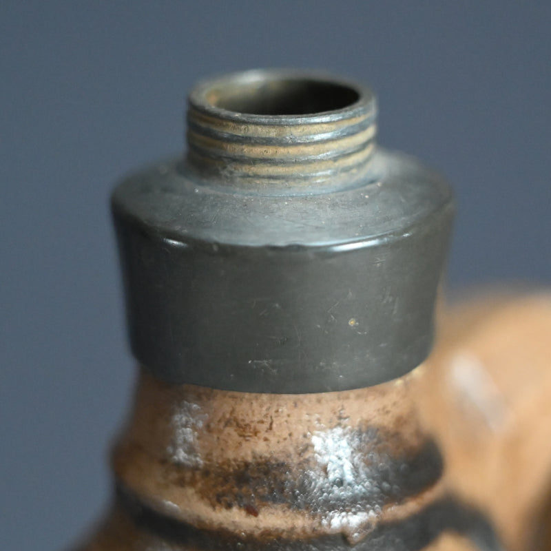 Edo period Japanese Orandajin Tokkuri, Ceramic Bottle