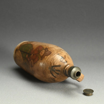 Edo period Japanese Orandajin Tokkuri, Ceramic Bottle