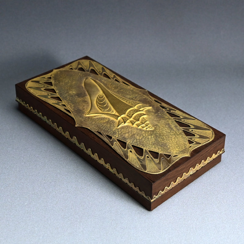 Nitten National Exhibition Wooden Box ー本田 義明 “貝文料紙箱”
